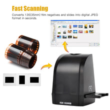Load image into Gallery viewer, 135 Film Slide Scanner Converter Portable Negative Film Scanner 8 Megapixel CMOS Slides &amp; Negatives to Digital JPEG Photos
