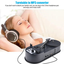 Load image into Gallery viewer, 33/45RPM Retro Professional Vinyl Disc Music Record player turntable Converter to MP3 TF Card/USB Turntable Vinyl Disks Player
