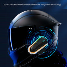 Load image into Gallery viewer, QCC Program Motorcycle Helmet Bluetooth Headset With Intercom Intelligent Noise Reduction 2 People 300 Meters Intercom

