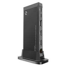 Load image into Gallery viewer, 13 in 1 Type C HUB Vertical USB 3.0 Dock Station 4K HDMI PD 100W Charging USB-C Splitter Card Reader Ethernet Adapter for Laptop
