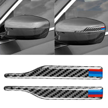 Load image into Gallery viewer, Pari Car Carbon Fiber Rearview Mirror Anti-rub Strip Protector Anti-collision Sticker Accessories For BMW E90 E60 F30 F34 F10 F20 X1
