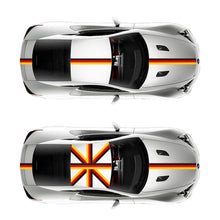 Load image into Gallery viewer, 1M/2M/3M X 15cm Width Car Stickers and Decals For BMW Vinyl Auto Side Body Strip Decal Germany Italy French Russia Spain National Flag Pesonalized

