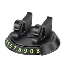 Load image into Gallery viewer, Car Rotation Temporary Parking Card Phone Number Card Plate Hidden Switch For GPS Navigation Bracket Accessories
