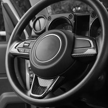 Load image into Gallery viewer, 3Pcs Carbon Fiber Car Steering Wheel Decoration Cover Trim Stickers For Suzuki Jimny 2019 - 2022 Accessories

