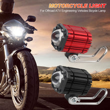 Load image into Gallery viewer, Motorcycle LED Spotlights White Yellow Hi/Low Beam Flash Fog Auxiliar Lights with Four Models For Offroad ATV Engineering Vehicles Bicycle Lamp
