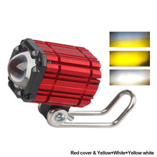 Load image into Gallery viewer, Motorcycle LED Spotlights White Yellow Hi/Low Beam Flash Fog Auxiliar Lights with Four Models For Offroad ATV Engineering Vehicles Bicycle Lamp
