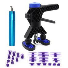 Load image into Gallery viewer, Multi-Purpose Adjustable Car Dent Repair Lifter Tools Handle Puller Paintless Dent Pit Removal Repair Tool Complete Tools with 28Pcs Pads Kit
