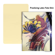 Load image into Gallery viewer, Silicone Tattoo Practice Skin Tattoo Eyebrow Embroidery Practice Skin Soft Thickened Latex Practicing Fake Skin for Tattoo Training
