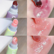 Load image into Gallery viewer, Colored Lip Essence Oil Moisturizing Lip Oil Non-sticky Repairing Nourishing Lipstick Lip Oil Lip Care
