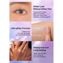 Load image into Gallery viewer, 4 Colors Colorful Highlighter Gel Brightening Moisturizing Smooth Shimmer Gel Body Hair Face Multipurpose Highlighter Gel Makeup Cosmetics
