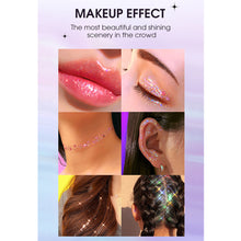 Load image into Gallery viewer, 4 Colors Colorful Highlighter Gel Brightening Moisturizing Smooth Shimmer Gel Body Hair Face Multipurpose Highlighter Gel Makeup Cosmetics
