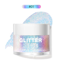 Load image into Gallery viewer, 4 Colors Colorful Highlighter Gel Brightening Moisturizing Smooth Shimmer Gel Body Hair Face Multipurpose Highlighter Gel Makeup Cosmetics
