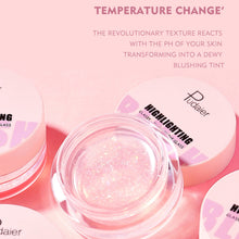 Load image into Gallery viewer, Temperature Change Gel Hightlighter Blush Cream Long-lasting Moisturizing Non-floating Blush Facial Makeup Cosmetics
