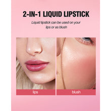 Load image into Gallery viewer, 6 Colors Hydrating Lip Glaze Long-lasting Moisturizing Non-sticky Lip Gloss Lip Cheek Dual Purpose Lip Glaze Lip Makeup Cosmetics
