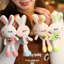 Load image into Gallery viewer, 1pc Love Rabbit Plush Toy Rabbits Stuffed Toys Key Chain Pendant Gifts for Children Kids Toy Wedding Gifts
