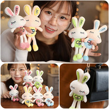 Load image into Gallery viewer, 1pc Love Rabbit Plush Toy Rabbits Stuffed Toys Key Chain Pendant Gifts for Children Kids Toy Wedding Gifts
