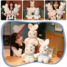 Load image into Gallery viewer, 40cm Cute Rabbit Plush Toy with Bow Knot Hair Band Long Ear Soft Stuffed Bunny Doll Sleeping Toy Girls Kids Baby Plush Animal Birthday Gifts
