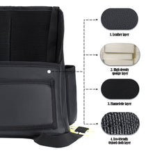 Load image into Gallery viewer, Leather Car Storage Bag Organizers Between Front Seats Auto Consoles Organize Tissue Pocket Car Seats Gap Filler Organizer Storage Bag
