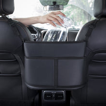 Load image into Gallery viewer, Leather Car Storage Bag Organizers Between Front Seats Auto Consoles Organize Tissue Pocket Car Seats Gap Filler Organizer Storage Bag
