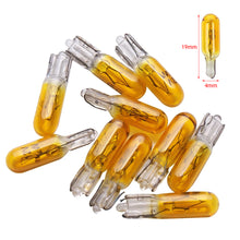 Load image into Gallery viewer, 10Pcs W2W T5 12V 1.2W Car Halogen Lamp Instrument Lights Dashboard T5 Led Bulb Instrument Lamp Auto Car Interior Light
