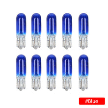 Load image into Gallery viewer, 10Pcs W2W T5 12V 1.2W Car Halogen Lamp Instrument Lights Dashboard T5 Led Bulb Instrument Lamp Auto Car Interior Light
