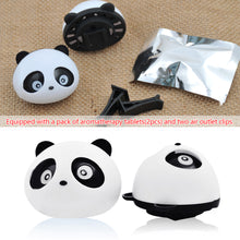 Load image into Gallery viewer, 2Pcs Cute Cartoon Panda Car Styling Air Conditioning Vent Air Freshener solid perfume Panda Eyes Flavoring In the Car perfume
