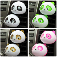 Load image into Gallery viewer, 2Pcs Cute Cartoon Panda Car Styling Air Conditioning Vent Air Freshener solid perfume Panda Eyes Flavoring In the Car perfume

