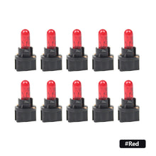 Load image into Gallery viewer, 10Pcs T5 12v 1.2W SMD LED Car Light Automobiles Light-emitting Diode Instrument Gauge Dashboard Light Bulbs Auto Interior Indicator Lamp
