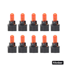 Load image into Gallery viewer, 10Pcs T5 12v 1.2W SMD LED Car Light Automobiles Light-emitting Diode Instrument Gauge Dashboard Light Bulbs Auto Interior Indicator Lamp

