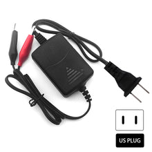Load image into Gallery viewer, Universal 12V 1300mA Smart Car Battery Charger Rechargeable Sealed Lead Battery Charger Floating Battery Charge For Car Truck Motorcycle Electric Vehicle
