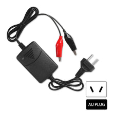 Load image into Gallery viewer, Universal 12V 1300mA Smart Car Battery Charger Rechargeable Sealed Lead Battery Charger Floating Battery Charge For Car Truck Motorcycle Electric Vehicle
