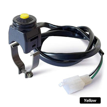 Load image into Gallery viewer, Universal Motorcycle Dual Sport Dirt Quad Start Horn Kill Off Stop Switch Button Horn Starter for ATV Sport Dirt Electric Bike Motorbike Accessories
