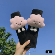Load image into Gallery viewer, 1Pair Car Seat Belt Cover Shoulder Strap Harness Cushion Cartoon Cloud Car Seatbelt Shoulder Pad Protector Clouds Car Styling
