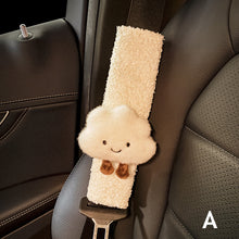 Load image into Gallery viewer, 1Pc Cute Soft Plush Flowers Car Seatbelt Cover Seat Belt Cartoon Toy Animal Auto Shoulder Strap Protector Pad for Children/ Kids
