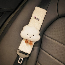 Load image into Gallery viewer, 1Pc Cute Soft Plush Flowers Car Seatbelt Cover Seat Belt Cartoon Toy Animal Auto Shoulder Strap Protector Pad for Children/ Kids
