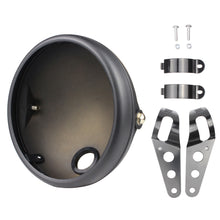 Load image into Gallery viewer, 7 Inch Retro Modified Motorcycle Headlight LED Headlight Housing Bucket Headlight Base Headlight Shell Bucket Housing Shell Trim Holder
