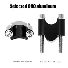 Load image into Gallery viewer, 2Pcs Universal CNC Motorcycle Handlebar Handle Fat Bar Risers Mount Clamp Adaptor 28mm 1 1/8" 22mm 7/8" For For BMW Suzuki Honda Yamaha ATV Scooter
