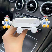 Load image into Gallery viewer, Gravity Car Mobile Phone Holder Cartoon Air Vent Clip Mount Mobile Cell Phone Stand In Car GPS Support For iPhone 13 12 Pro Xiaomi Samsung
