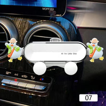 Load image into Gallery viewer, Gravity Car Mobile Phone Holder Cartoon Air Vent Clip Mount Mobile Cell Phone Stand In Car GPS Support For iPhone 13 12 Pro Xiaomi Samsung
