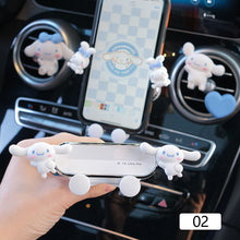 Load image into Gallery viewer, Gravity Car Mobile Phone Holder Cartoon Air Vent Clip Mount Mobile Cell Phone Stand In Car GPS Support For iPhone 13 12 Pro Xiaomi Samsung

