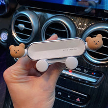 Load image into Gallery viewer, Gravity Car Mobile Phone Holder Cartoon Air Vent Clip Mount Mobile Cell Phone Stand In Car GPS Support For iPhone 13 12 Pro Xiaomi Samsung
