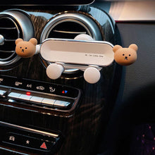 Load image into Gallery viewer, Gravity Car Mobile Phone Holder Cartoon Air Vent Clip Mount Mobile Cell Phone Stand In Car GPS Support For iPhone 13 12 Pro Xiaomi Samsung
