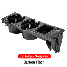 Load image into Gallery viewer, Car Front Center Console Storage Box Water Cup Holder Beverage Bottle Holder Coin Tray For BMW E46 Series 323i 318I 320I 98-06 51168217953

