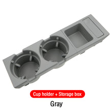 Load image into Gallery viewer, Car Front Center Console Storage Box Water Cup Holder Beverage Bottle Holder Coin Tray For BMW E46 Series 323i 318I 320I 98-06 51168217953
