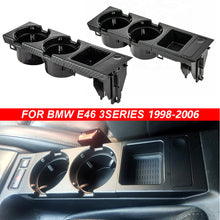 Load image into Gallery viewer, Car Front Center Console Storage Box Water Cup Holder Beverage Bottle Holder Coin Tray For BMW E46 Series 323i 318I 320I 98-06 51168217953
