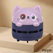 Load image into Gallery viewer, Mini Cartoon Animal Pattern Rechargeable Wireless Vacuum Cleaner Car Keyboard Vacuum Cleaner Handheld Usb Desktop Vacuum Cleaner
