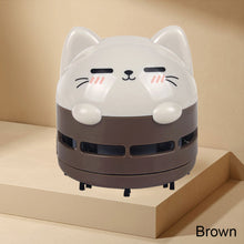 Load image into Gallery viewer, Mini Cartoon Animal Pattern Rechargeable Wireless Vacuum Cleaner Car Keyboard Vacuum Cleaner Handheld Usb Desktop Vacuum Cleaner
