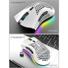Load image into Gallery viewer, BM600 Rechargeable USB 2.4G Wireless RGB Light Honeycomb Gaming Mouse Desktop PC Computers Notebook Laptop Mice Mause Gamer Cute
