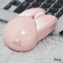 Load image into Gallery viewer, 2.4g Wireless Mouse Cute Kawaii Rabbit Shape Mice Ergonomic 3D Office Mute Mouse for Kid Girl Gift for Desktop Computer Laptop
