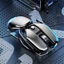 Load image into Gallery viewer, PX2 Metal 2 4G Rechargeable Wireless Mute 1600DPI Mouse 6 Buttons for PC Laptop Computer Gaming Office Home Waterproof Mouse
